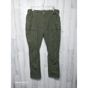 Dovetail Workwear Women's 18 Olive Green Cargo Pants